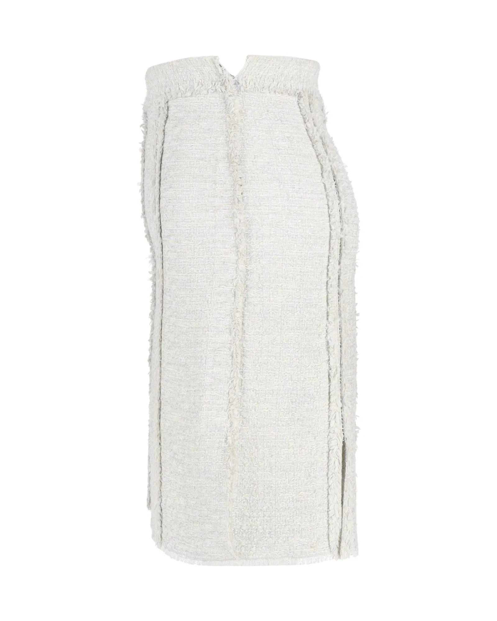 Proenza Schouler Tweed Knee Length Skirt in Grey Acrylic