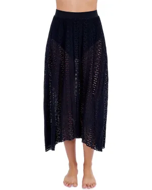 Profile By Gottex Tutti Frutti Texture Pull-On Skirt