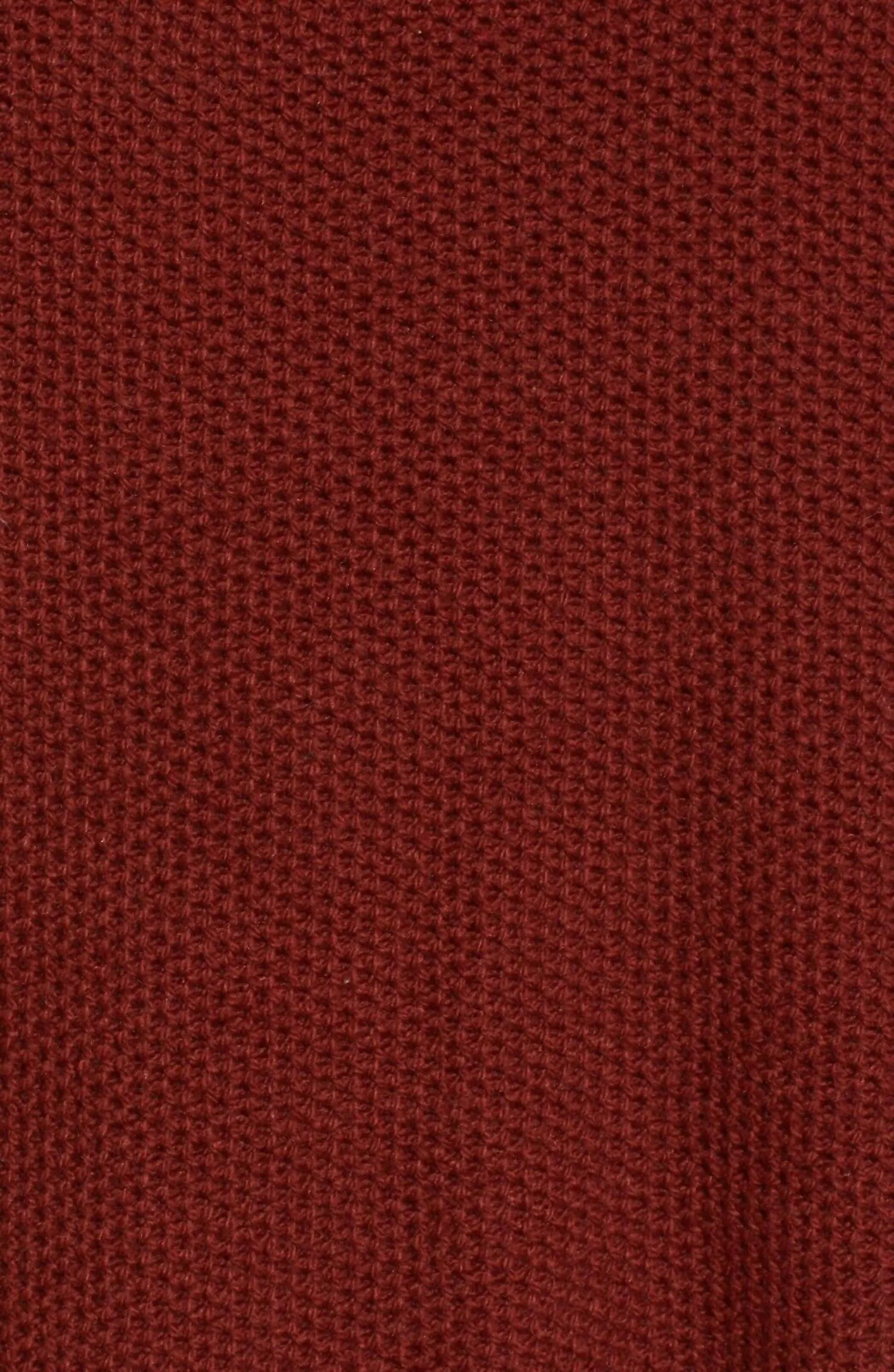 Province Cross Back Pullover Sweater In Burnt Mahogany