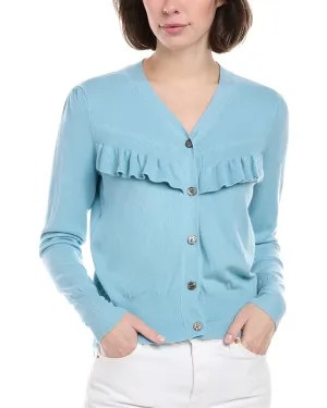 Rain   Rose Ruffle Cardigan