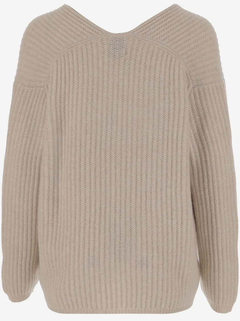 Ribbed Cashmere Pullover