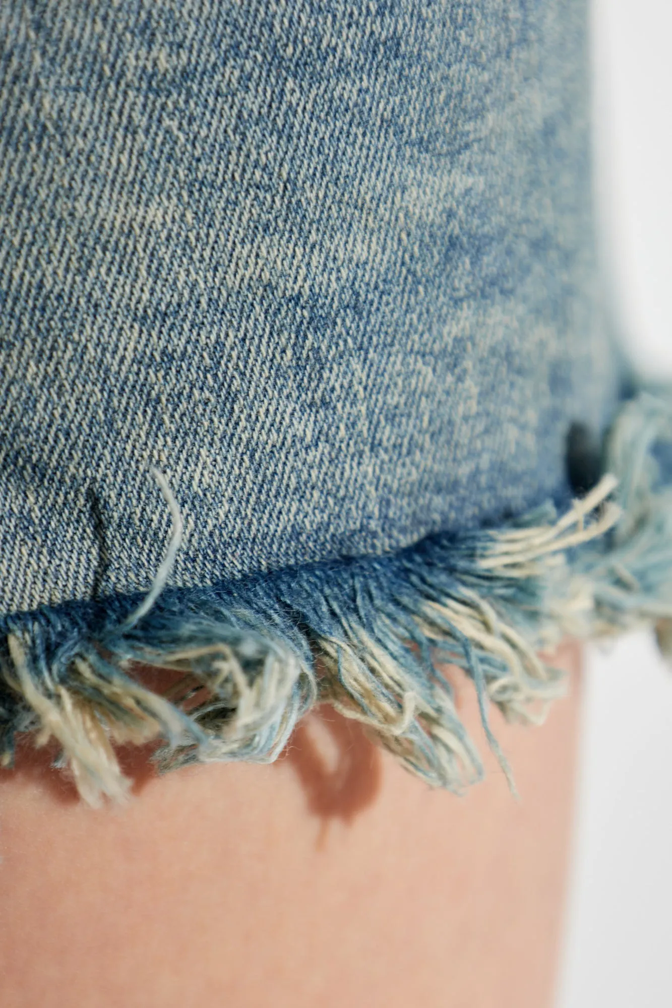 Rick Owens Drkshdw Denim Skirt Draped Mini