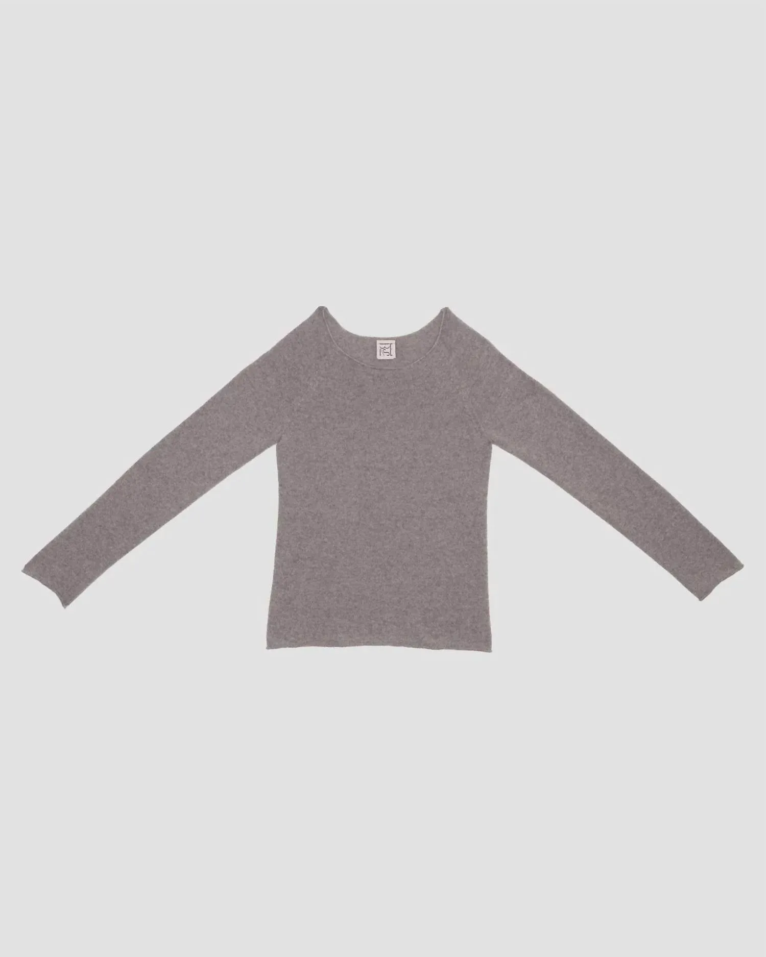 Rim Pullover Sweater In Grey Melange