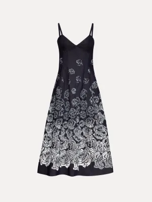 Rose Devor Denim Sleeveless Dress