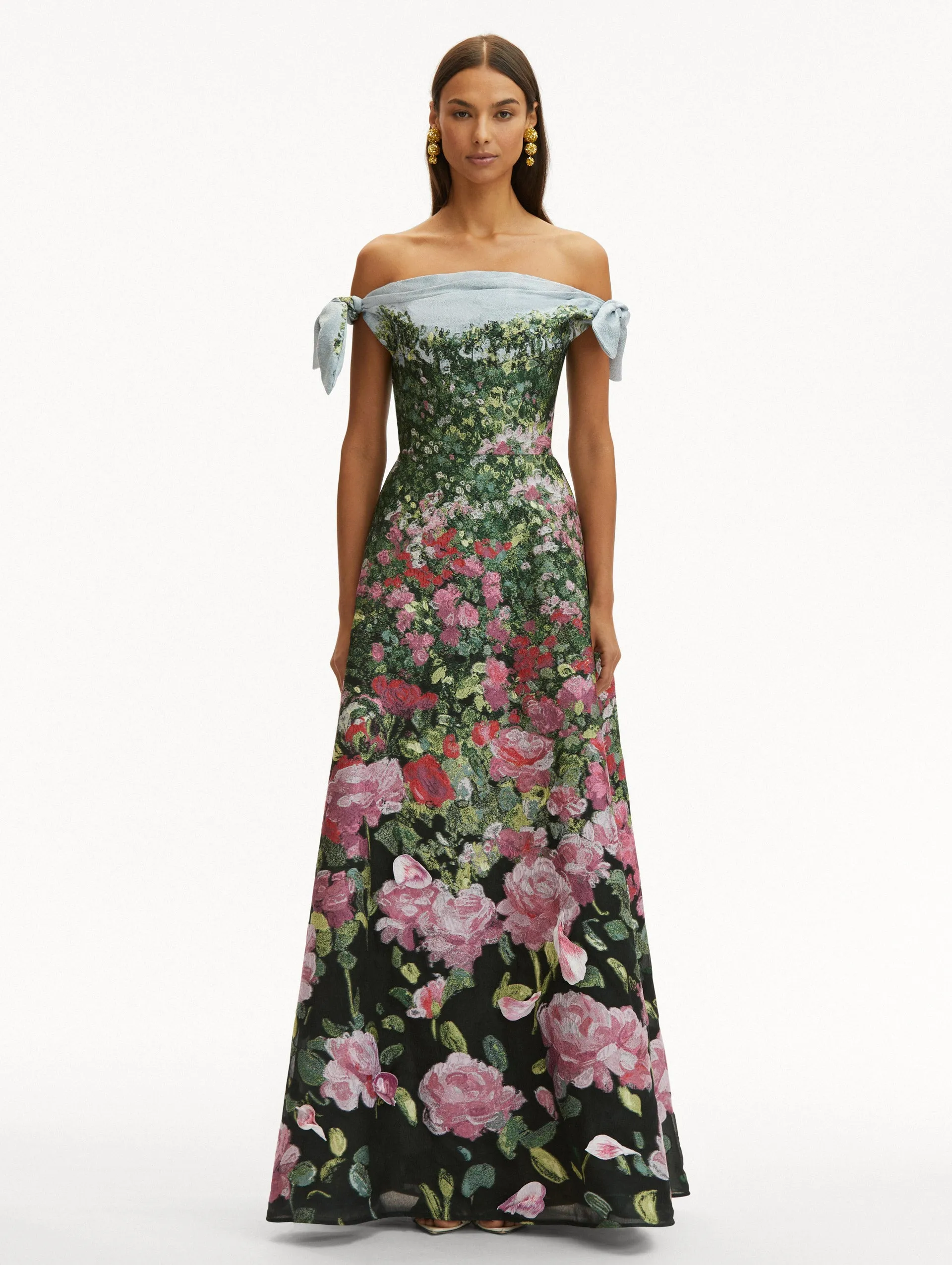 Rose Field Fil Coup Gown