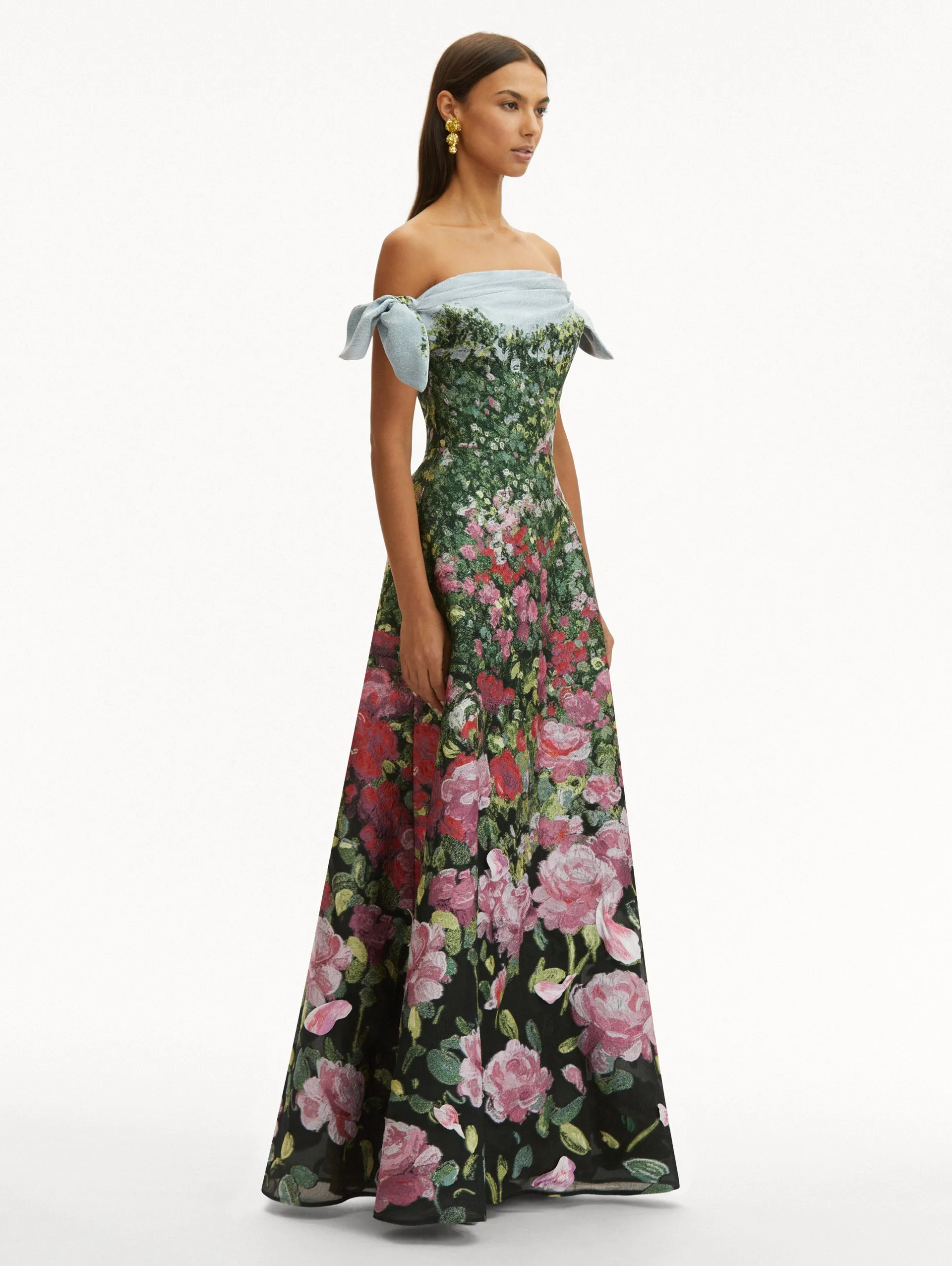 Rose Field Fil Coup Gown