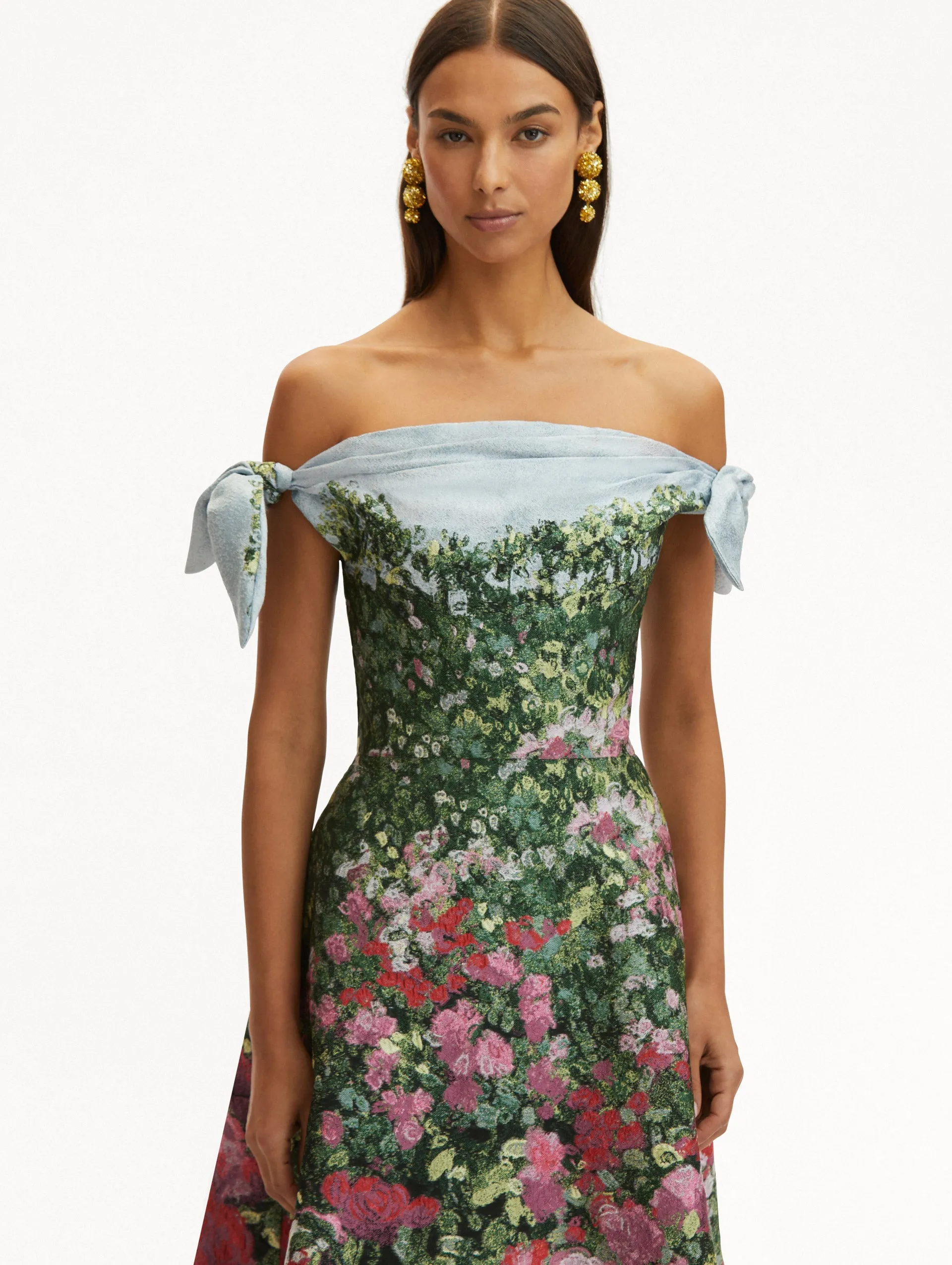 Rose Field Fil Coup Gown