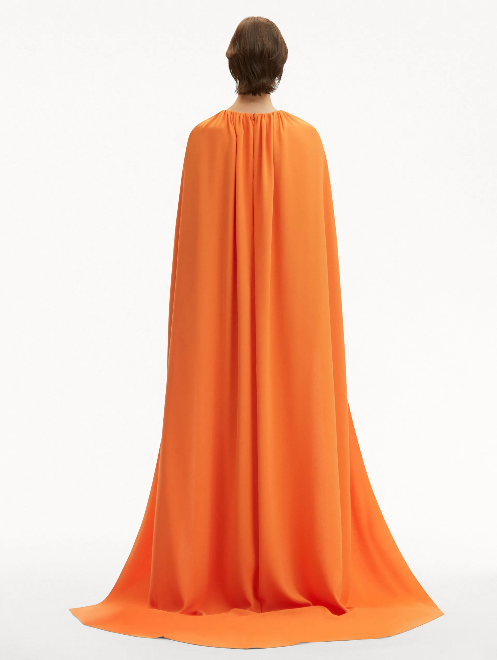 Ruched Shoulder Georgette Caftan