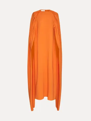 Ruched Shoulder Georgette Caftan