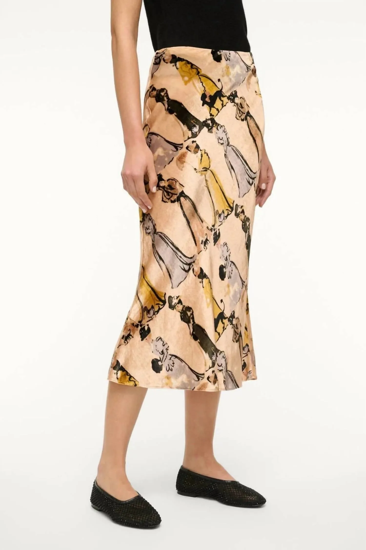 Sadie Skirt In Walk In The Park Velvet