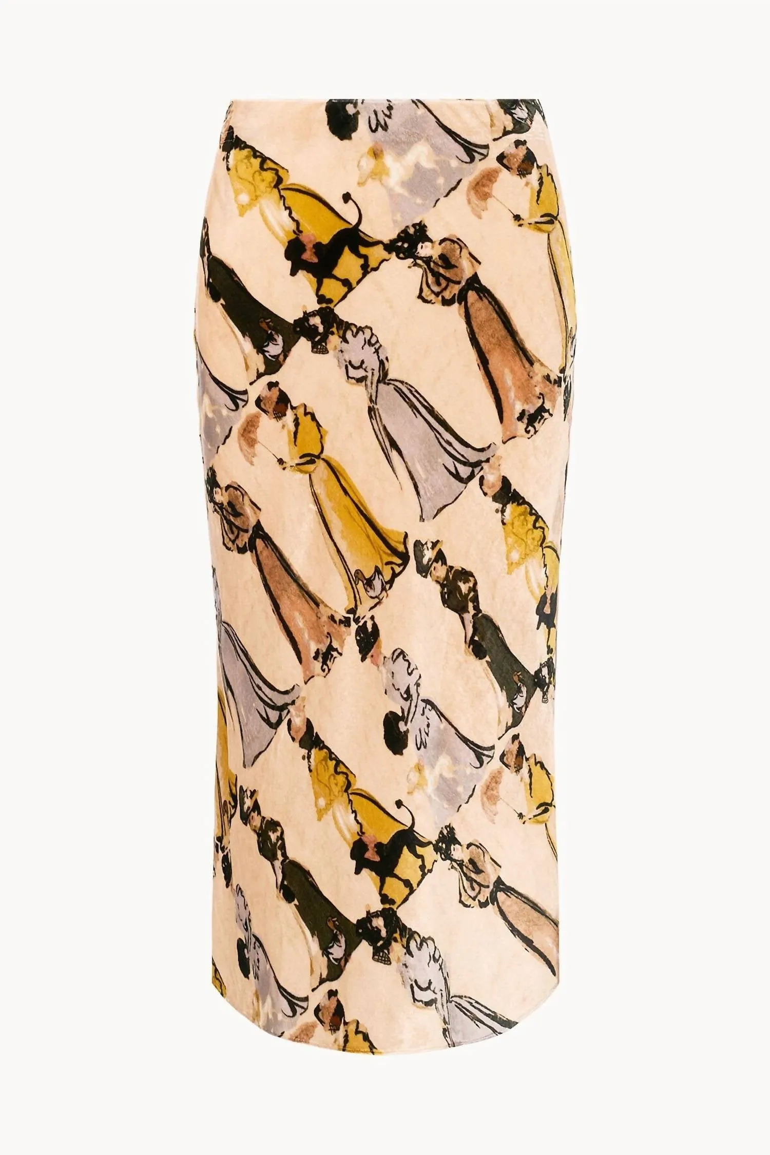 Sadie Skirt In Walk In The Park Velvet