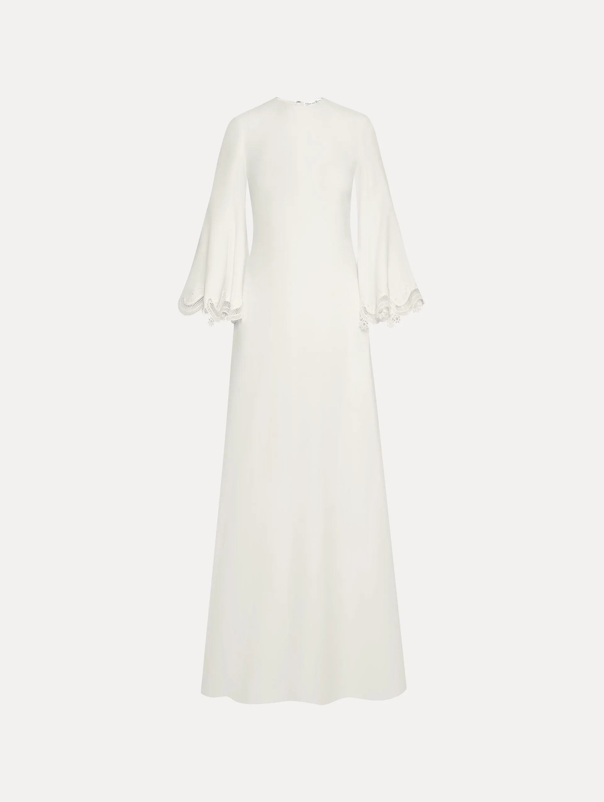Scroll Guipure-Detailed Caftan