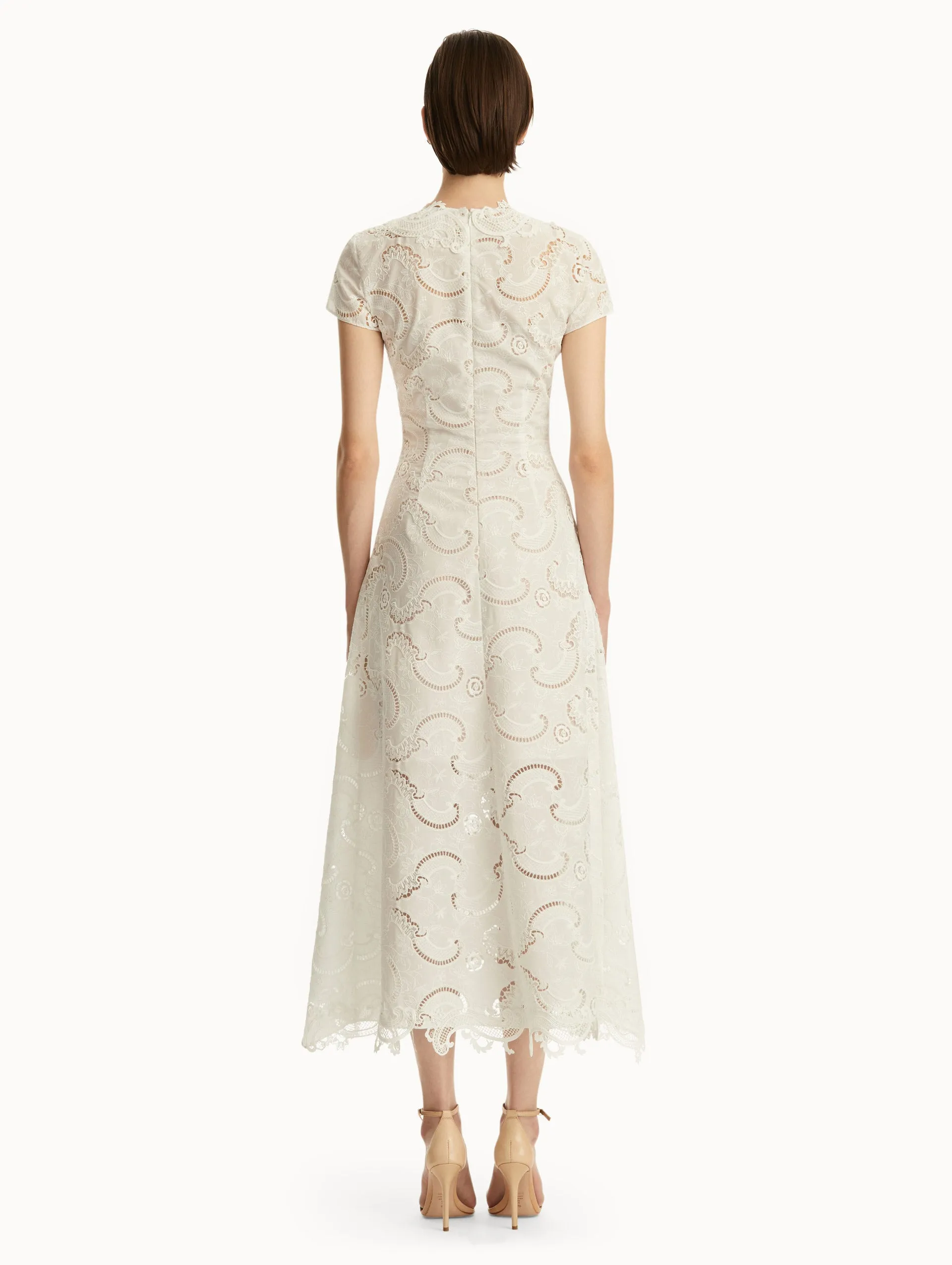 Scroll Guipure Dress