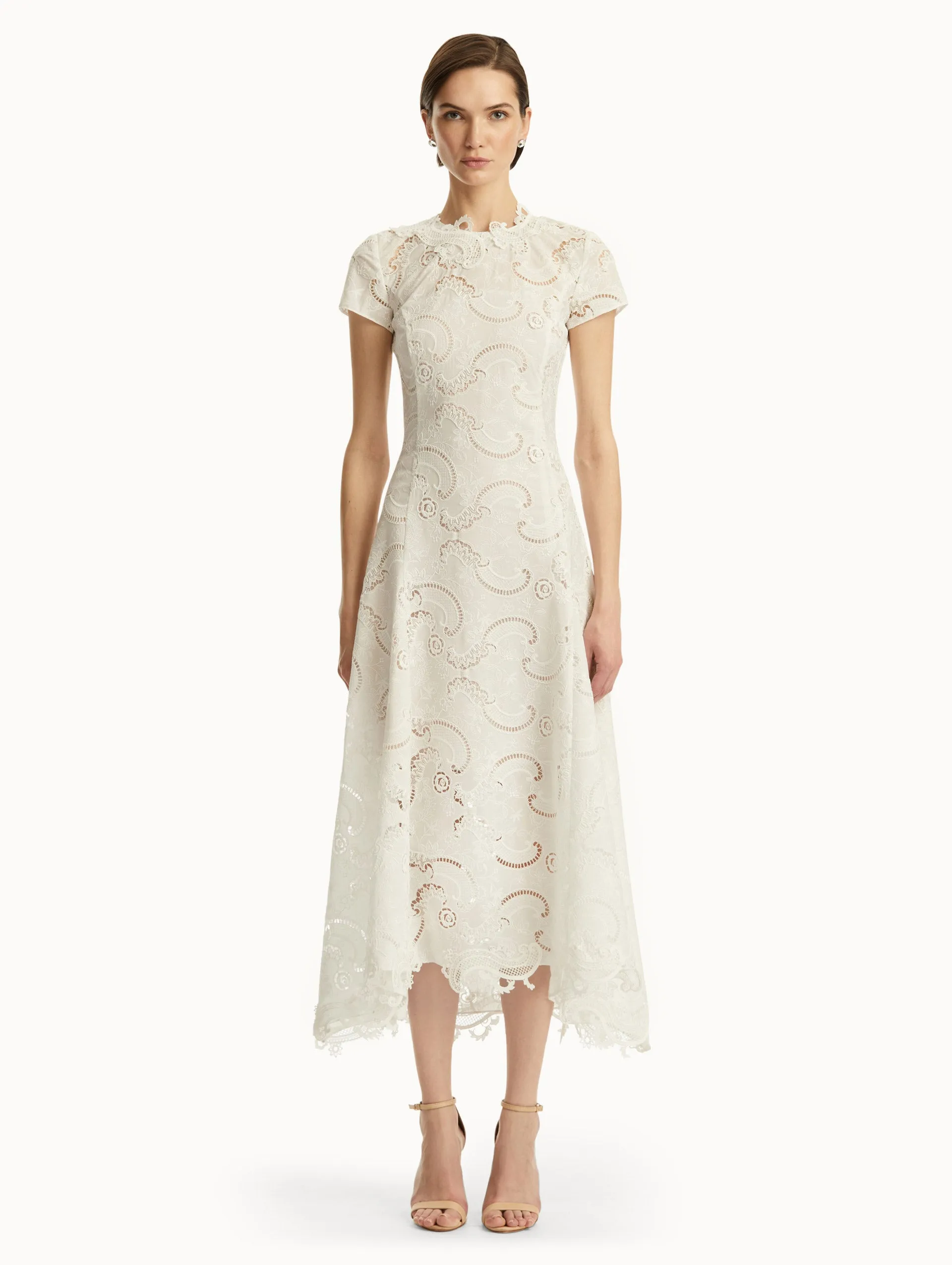 Scroll Guipure Dress