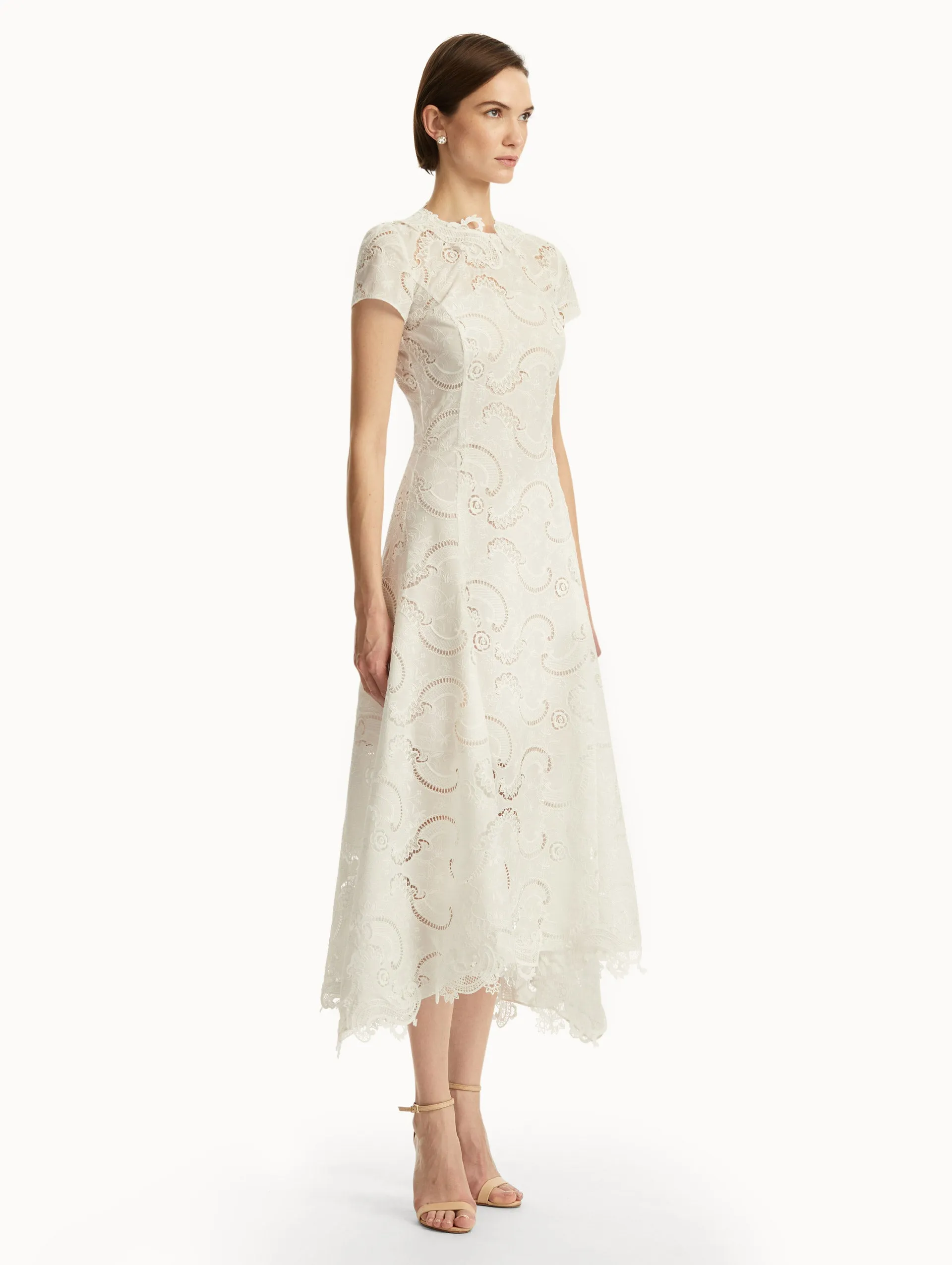 Scroll Guipure Dress