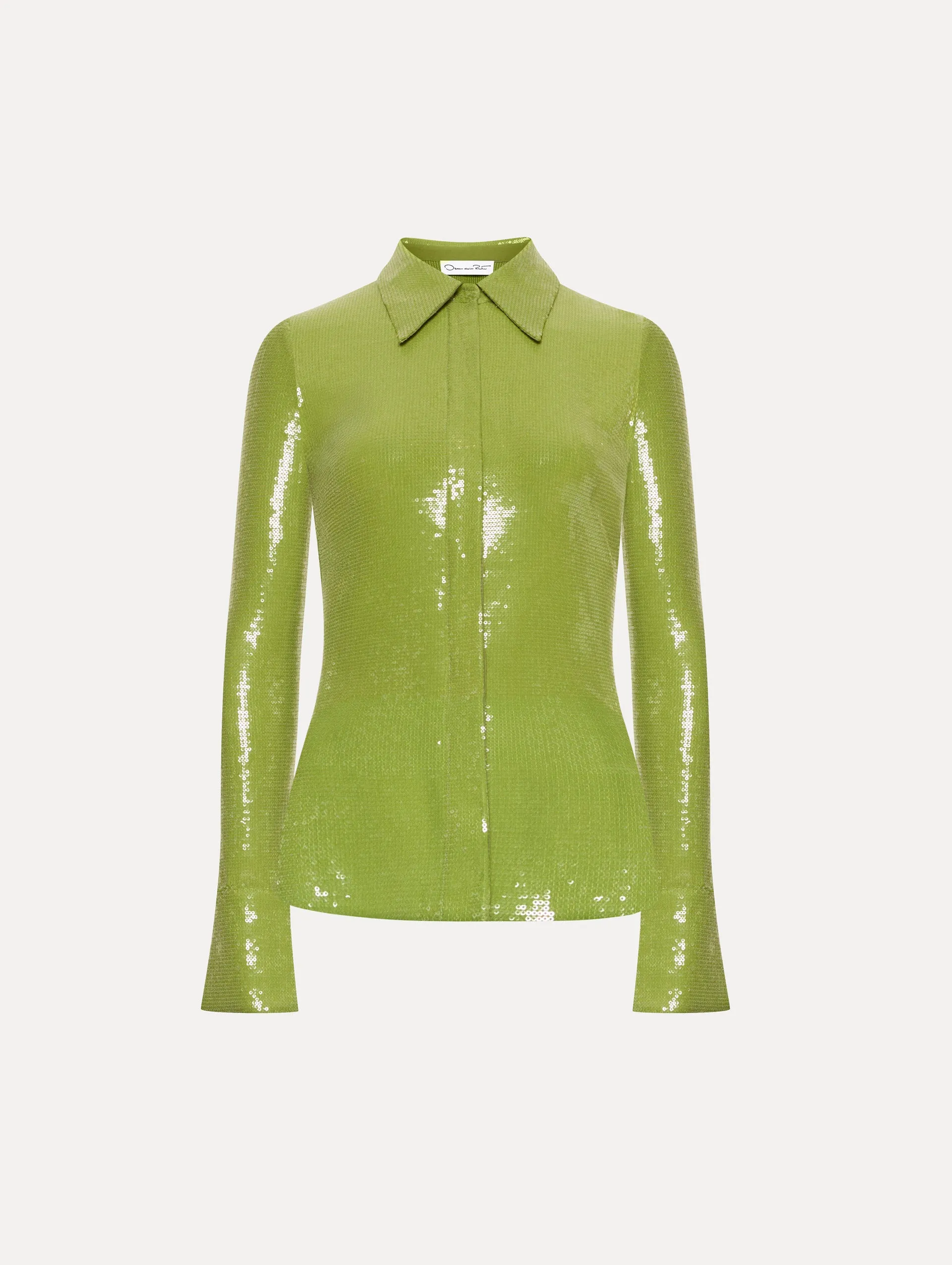 Sequin Jersey Blouse