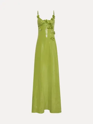 Sequin Jersey Gown