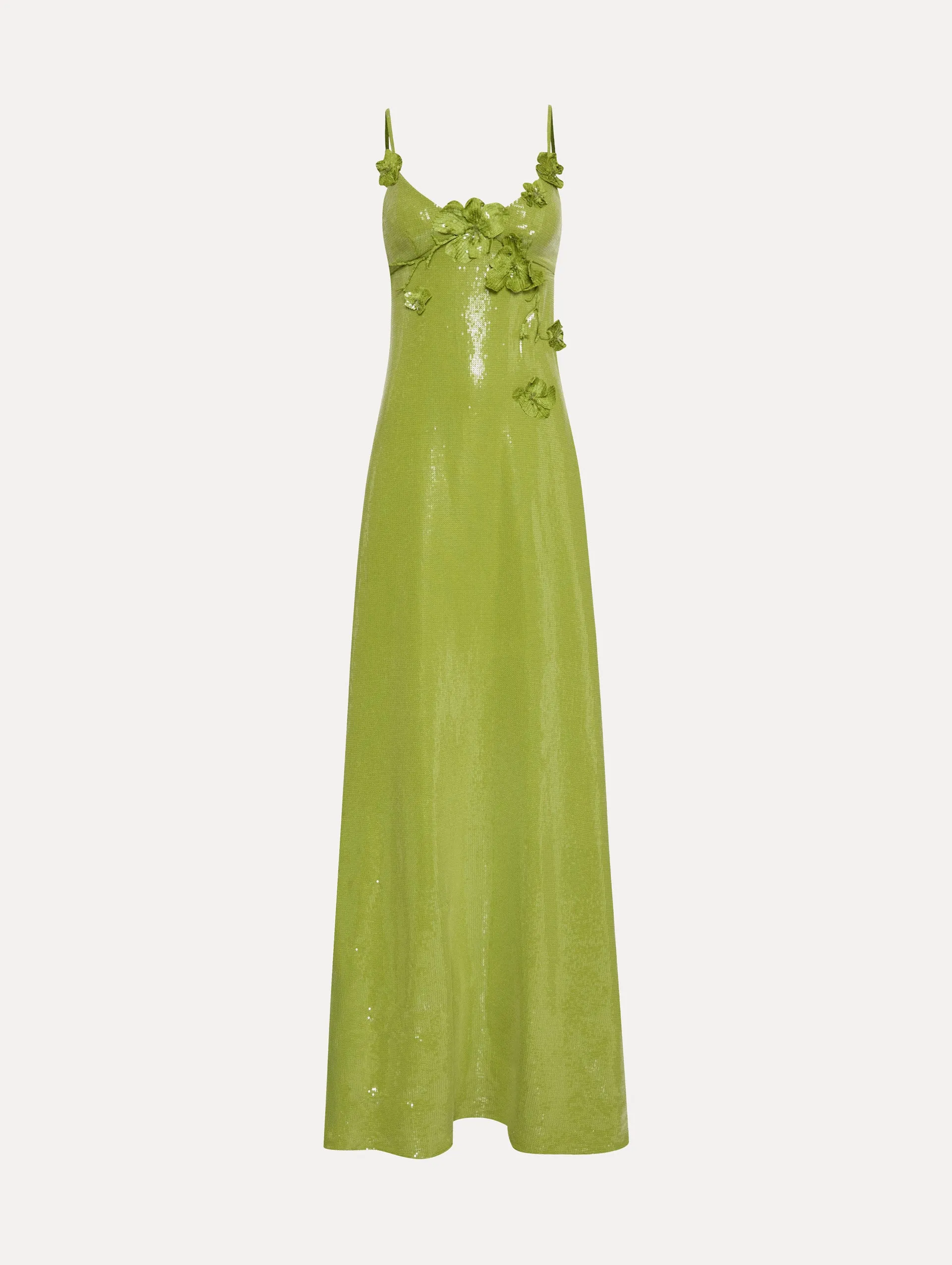 Sequin Jersey Gown