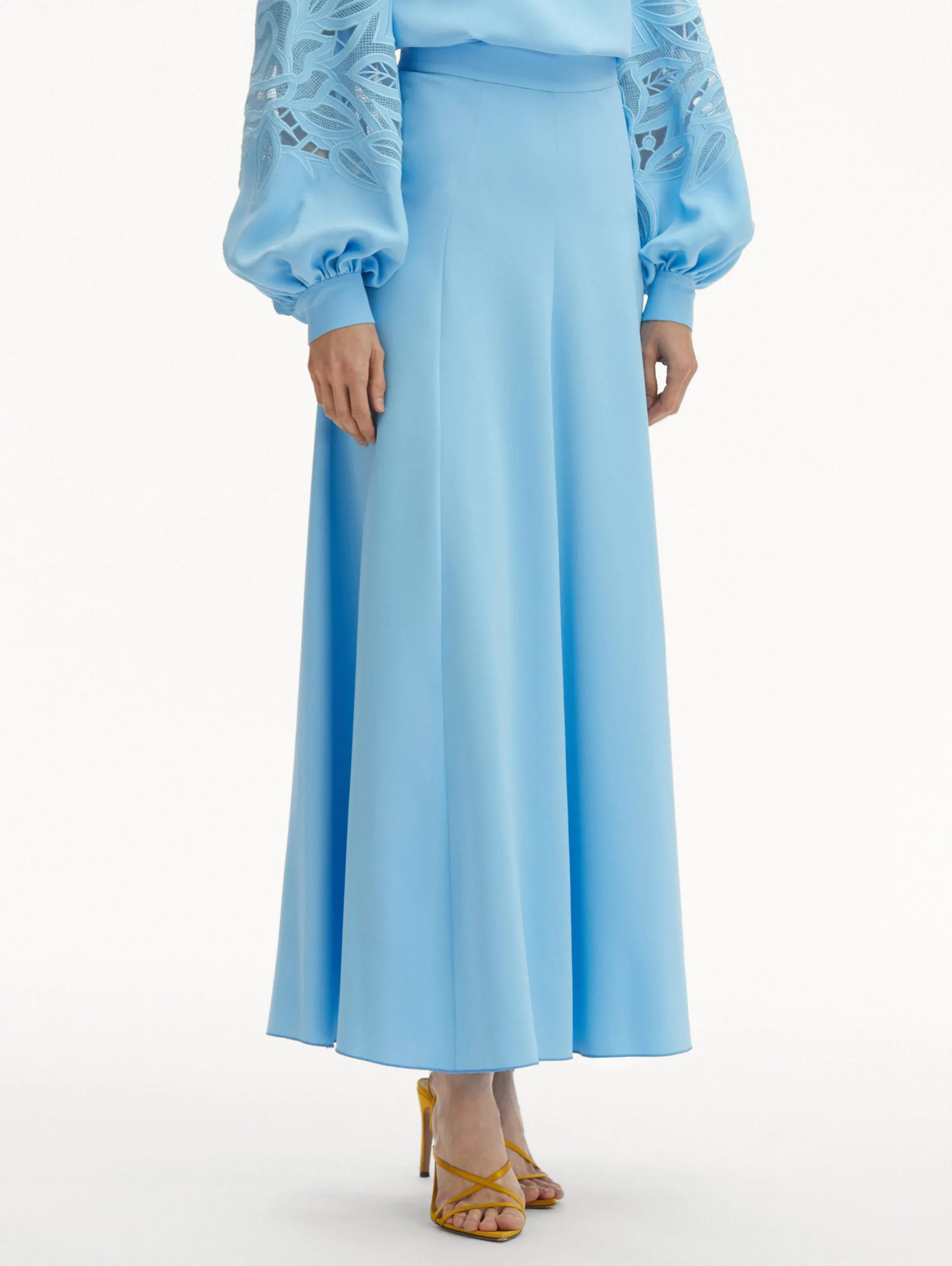 Silk Georgette Skirt