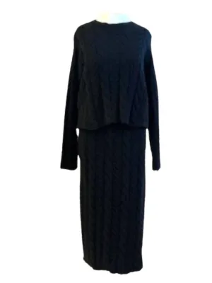 Skirt Set In Black
