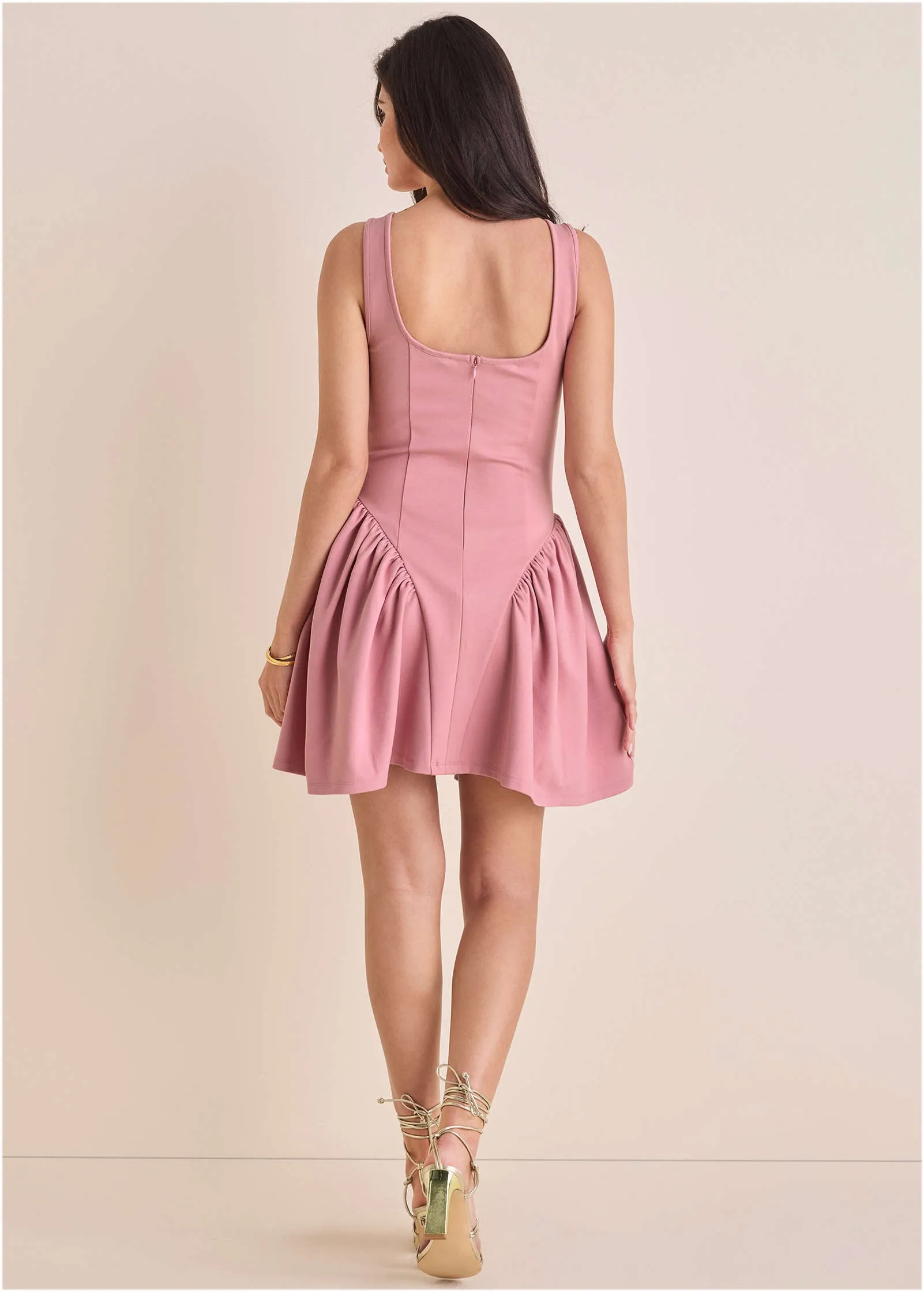 Sleeveless Mini Dress - Polignac