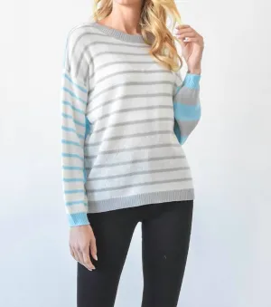 Striped Sweater In Blue