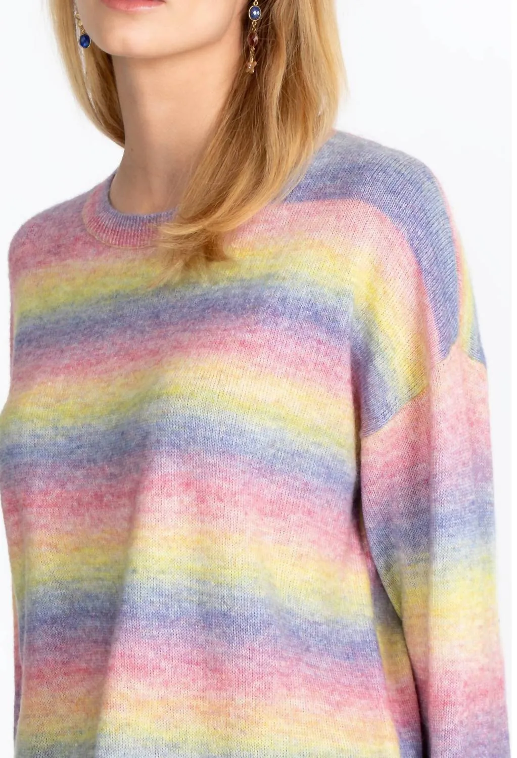 Sunrise Wool Blend Pullover In Multi