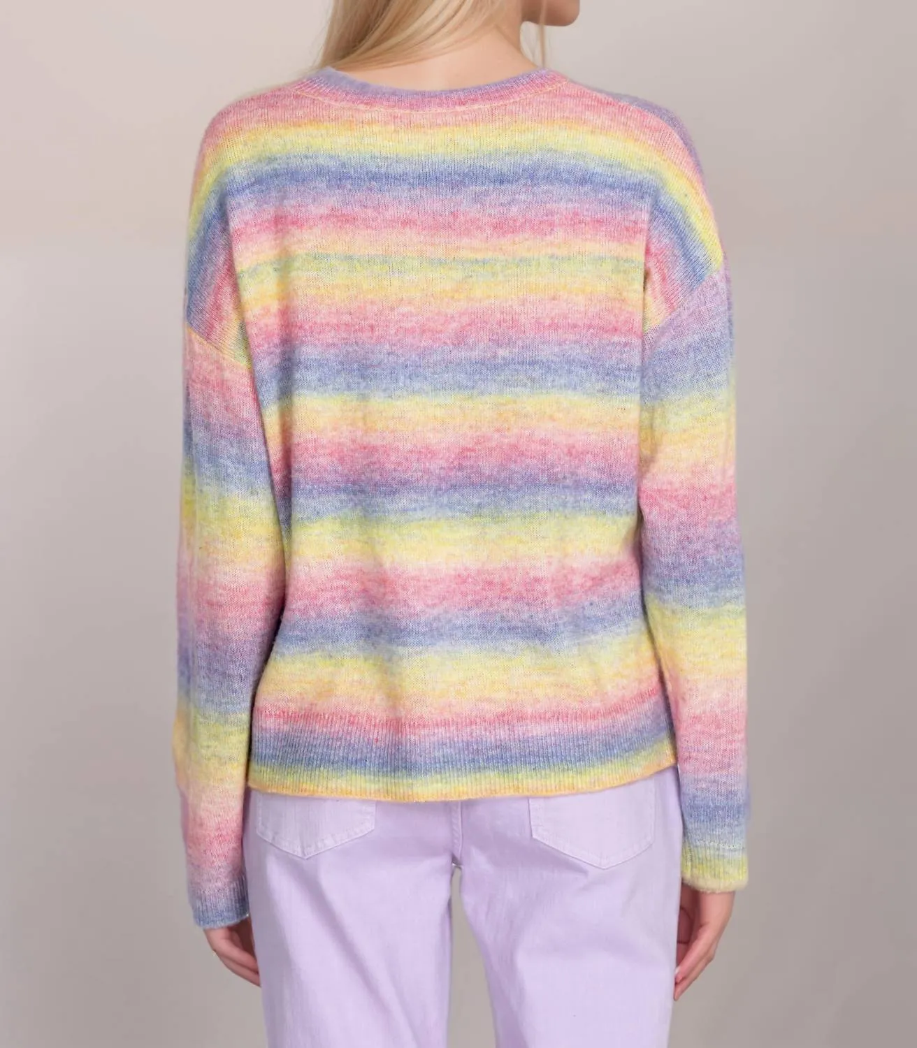 Sunrise Wool Blend Pullover In Multi