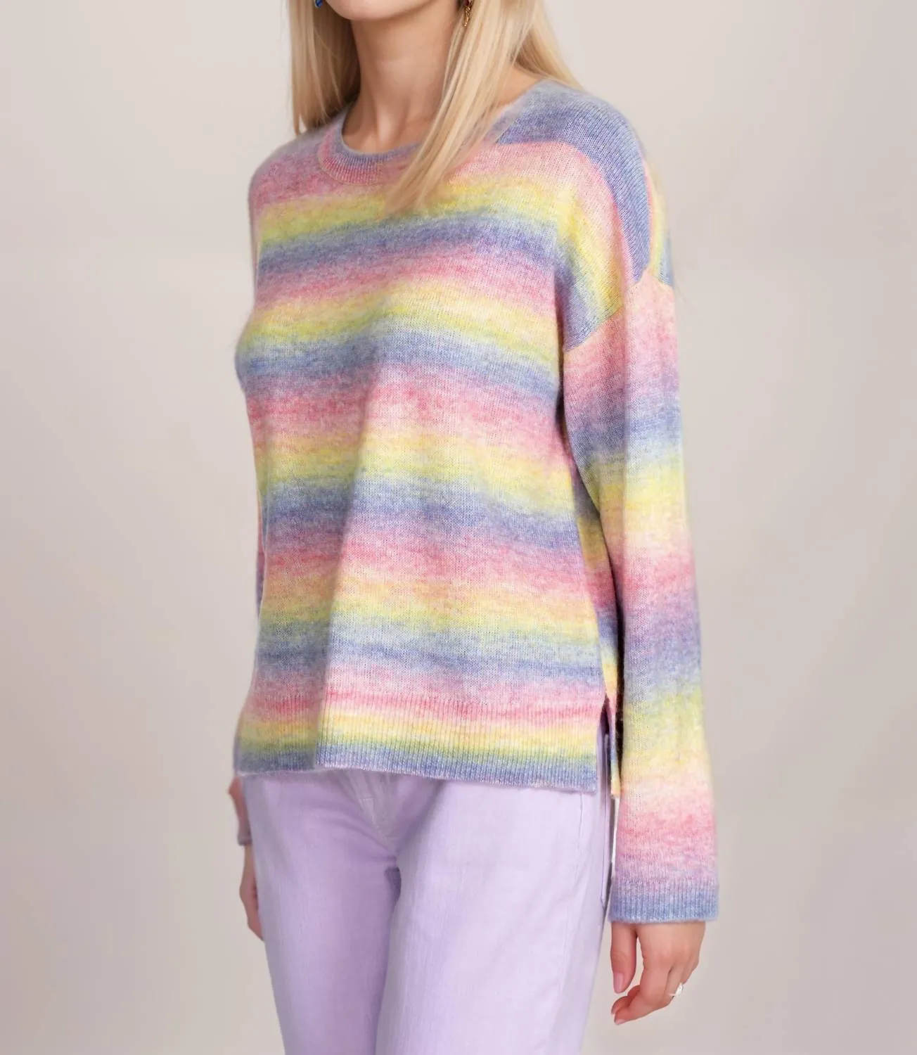 Sunrise Wool Blend Pullover In Multi