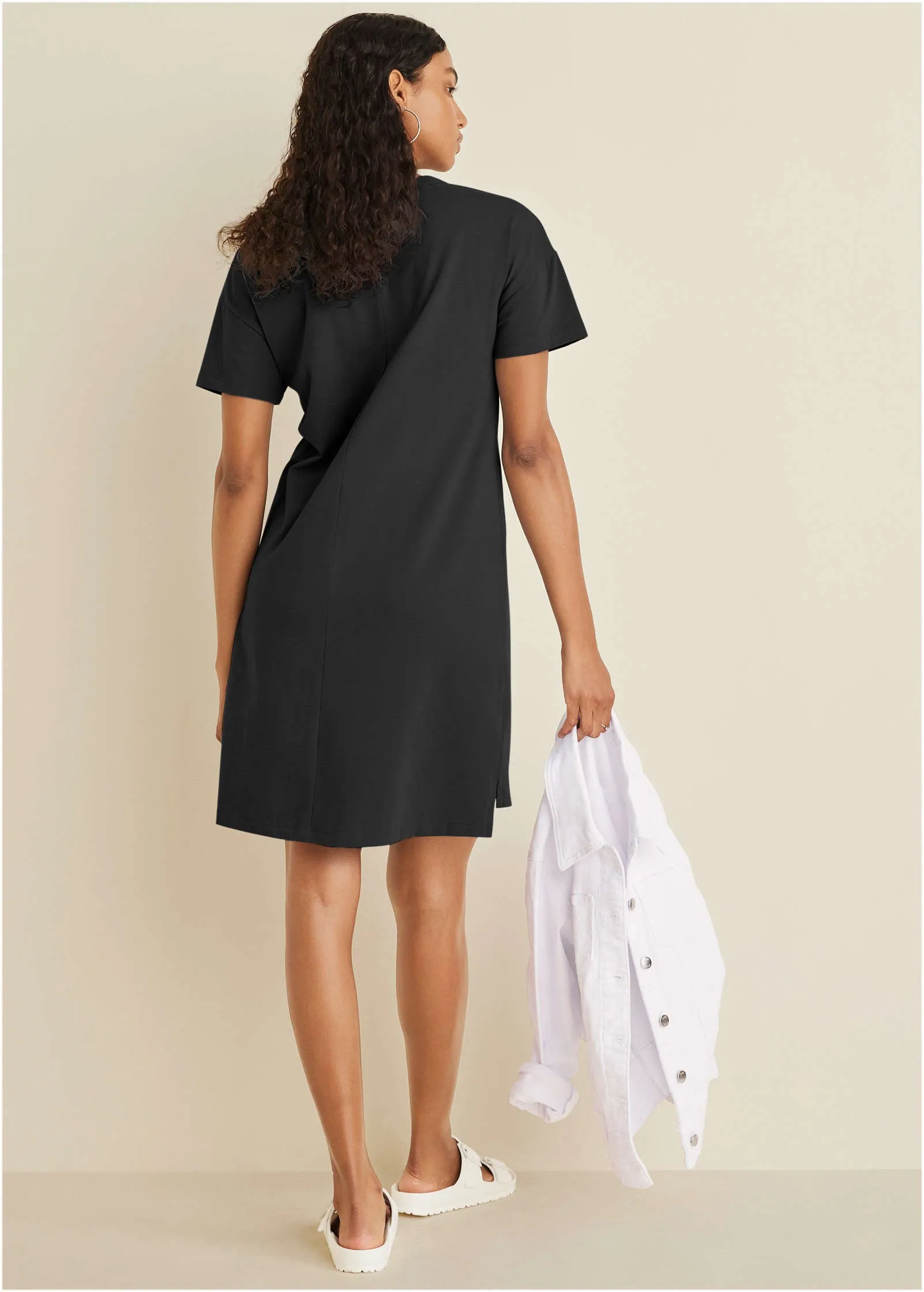 T-Shirt Dress - Black
