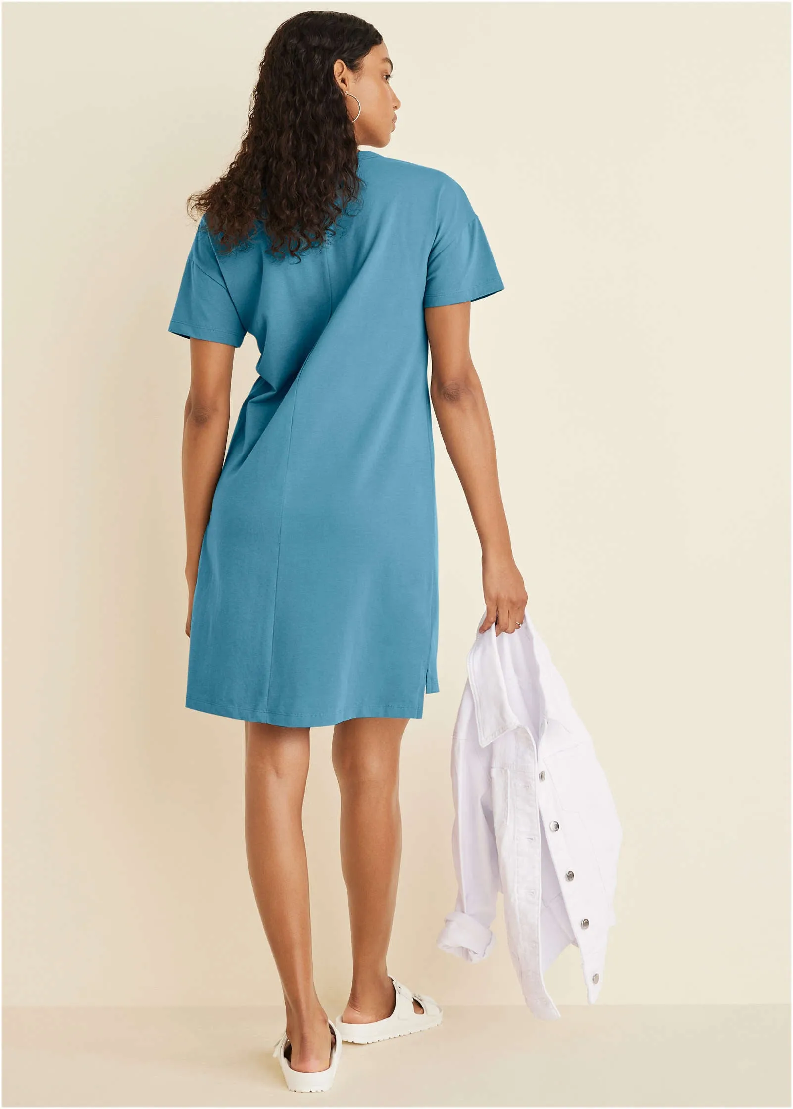 T-Shirt Dress - Blue