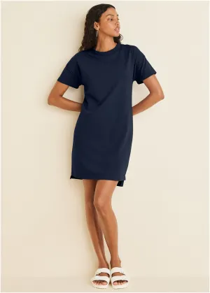 T-Shirt Dress - Navy