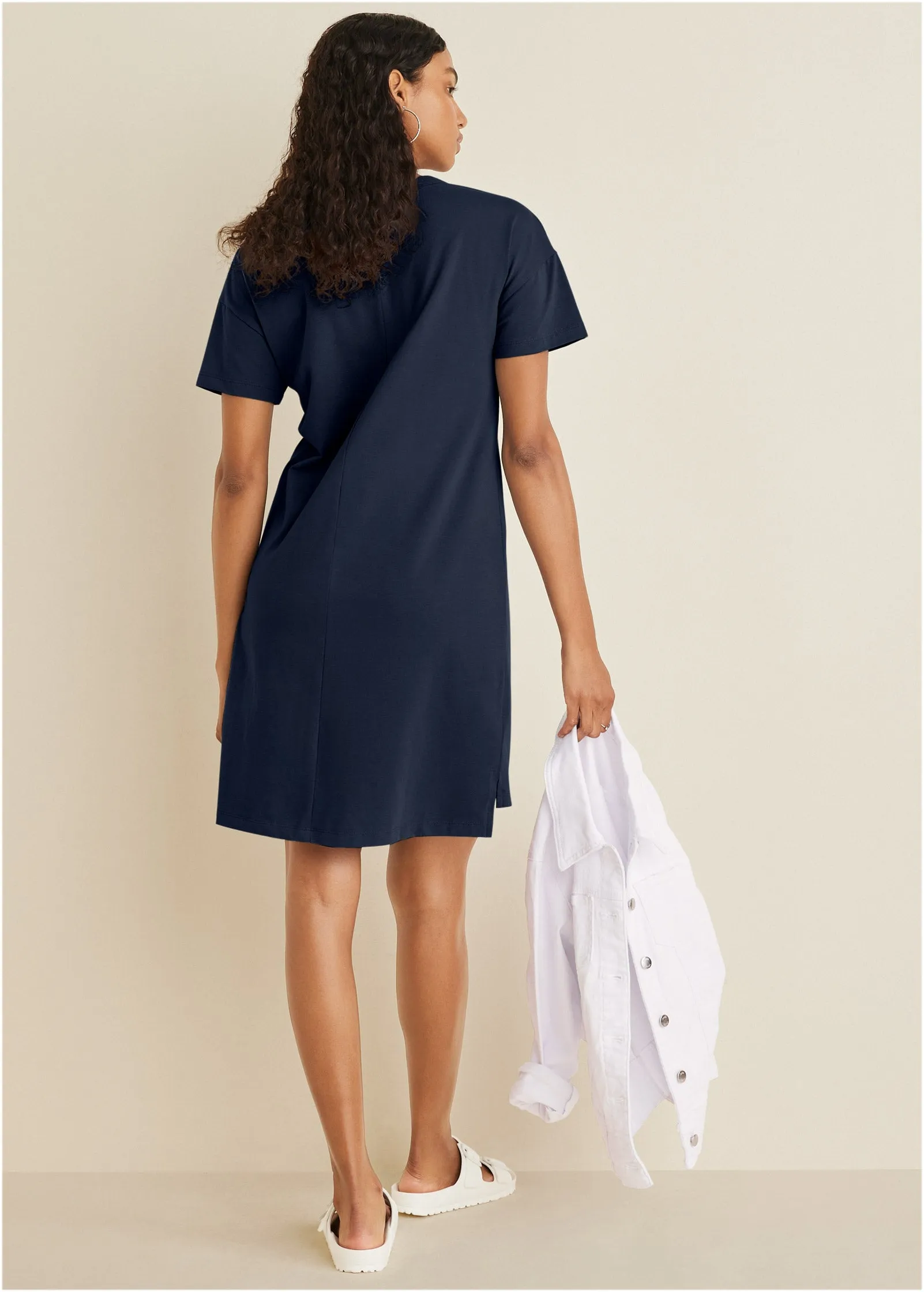 T-Shirt Dress - Navy