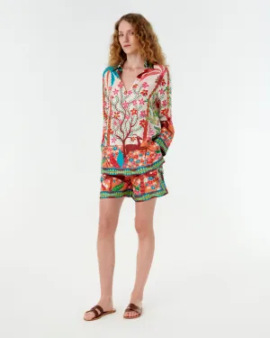 Tamu Shorts in Louis Barthlemy Print