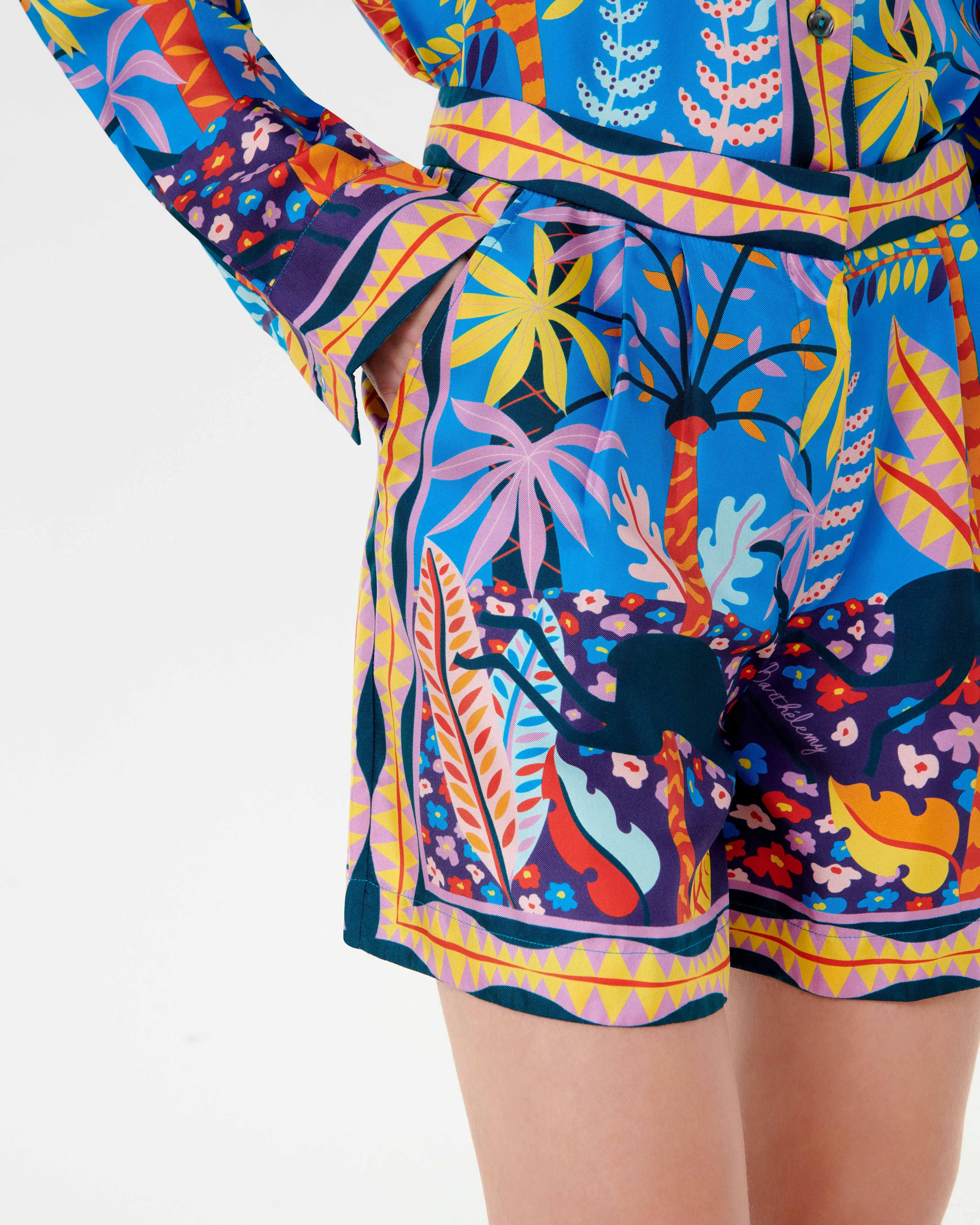Tamu Shorts in Louis Barthlemy Print