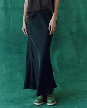 The Seabank Maxi Skirt In Winter Pine