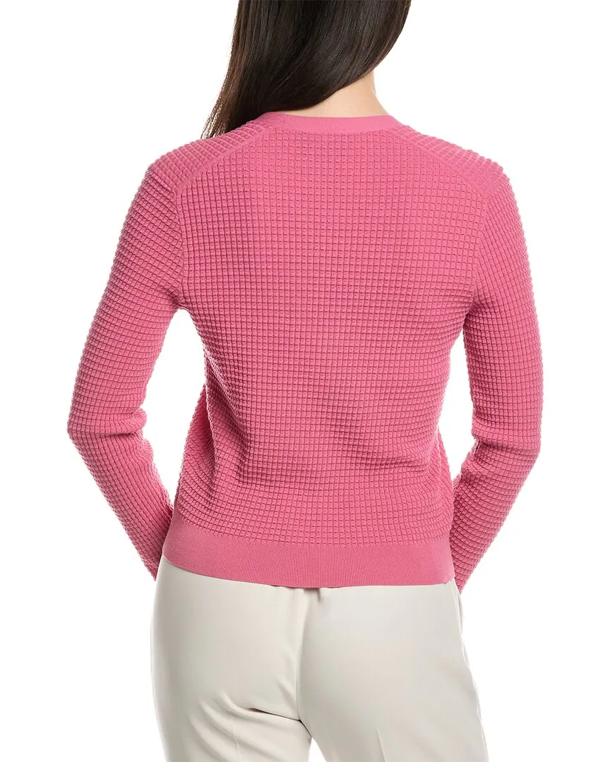 Theory Lace Trim Cardigan