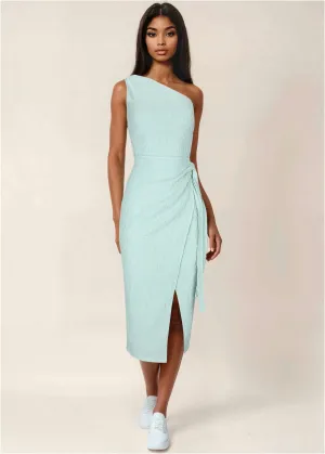 Tie Side Maxi Dress - Dusty Mint