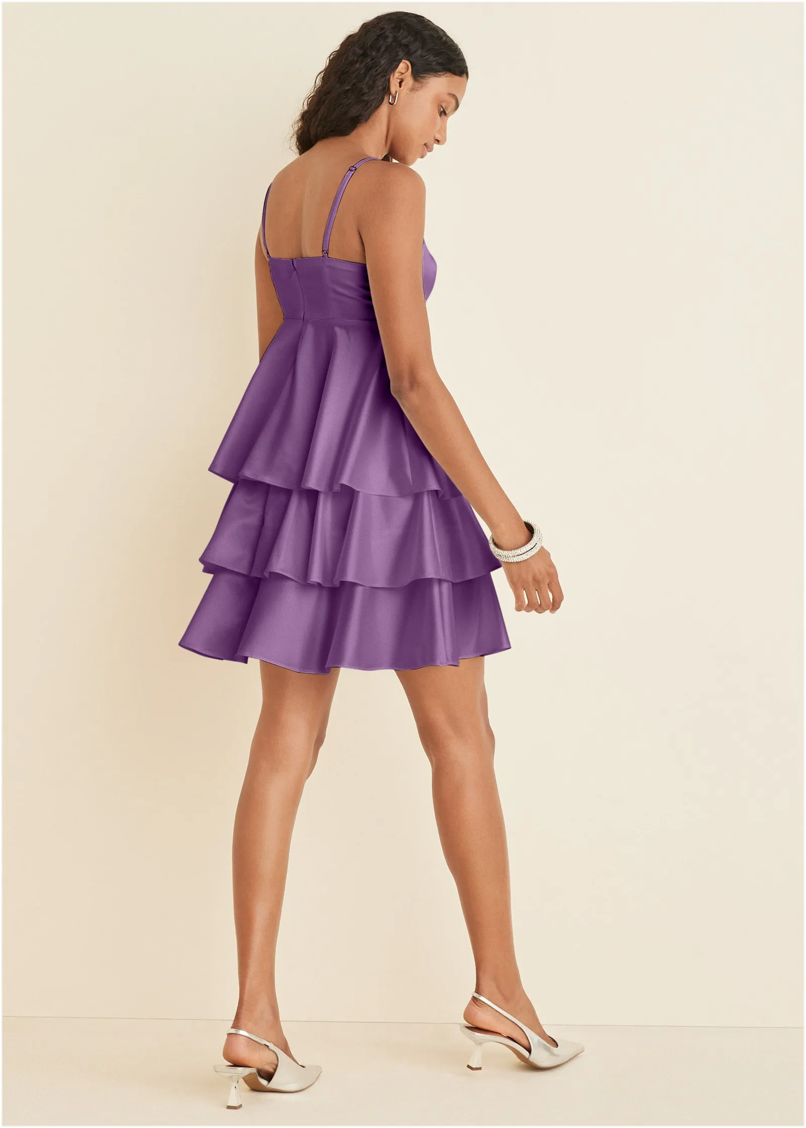Tiered Sweetheart Mini - Purple