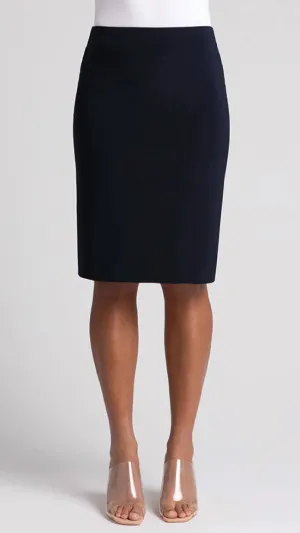 Tube Midi Skirt In Black