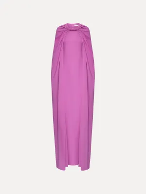 Twist-Detailed Georgette Caftan