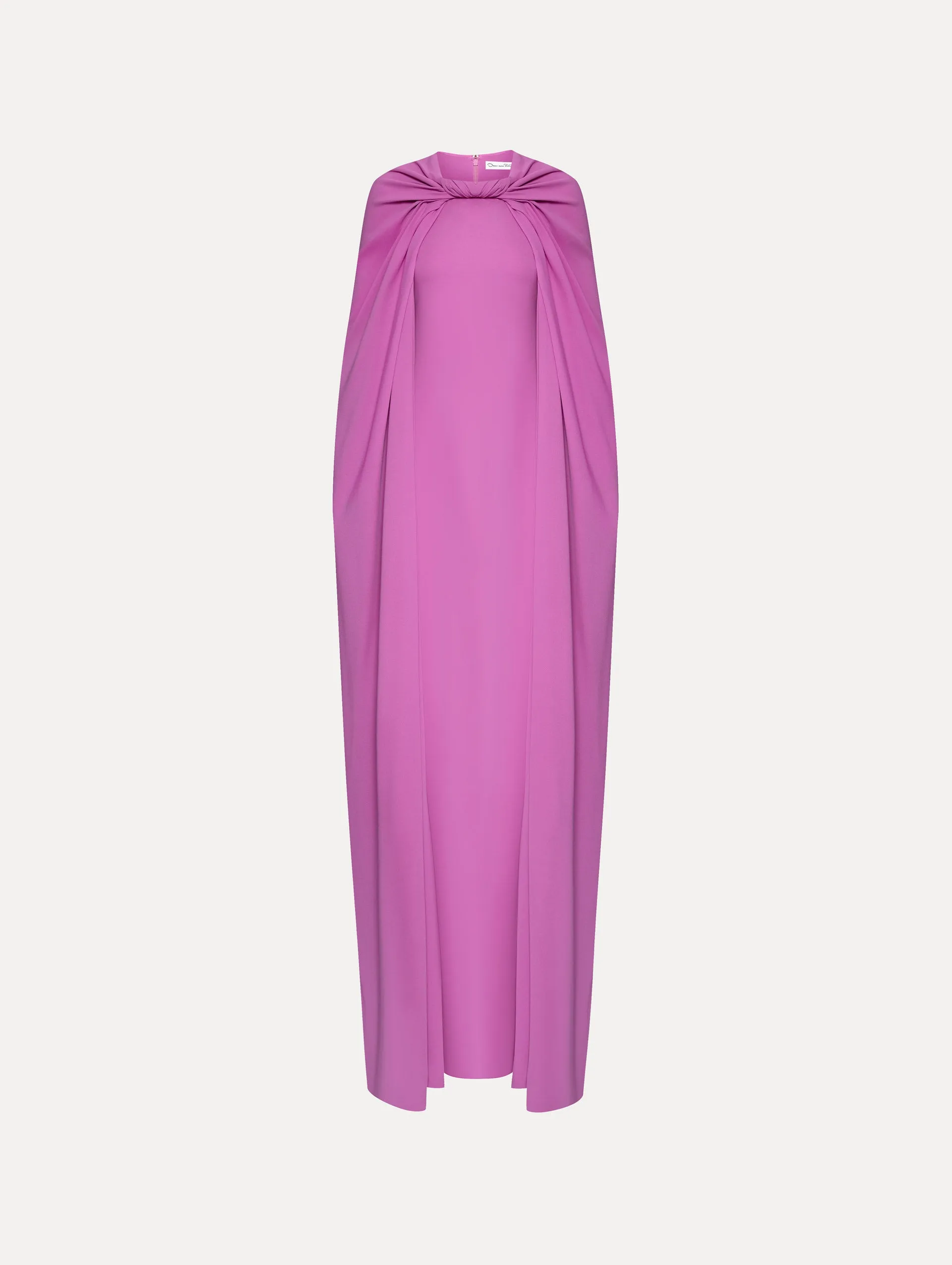 Twist-Detailed Georgette Caftan