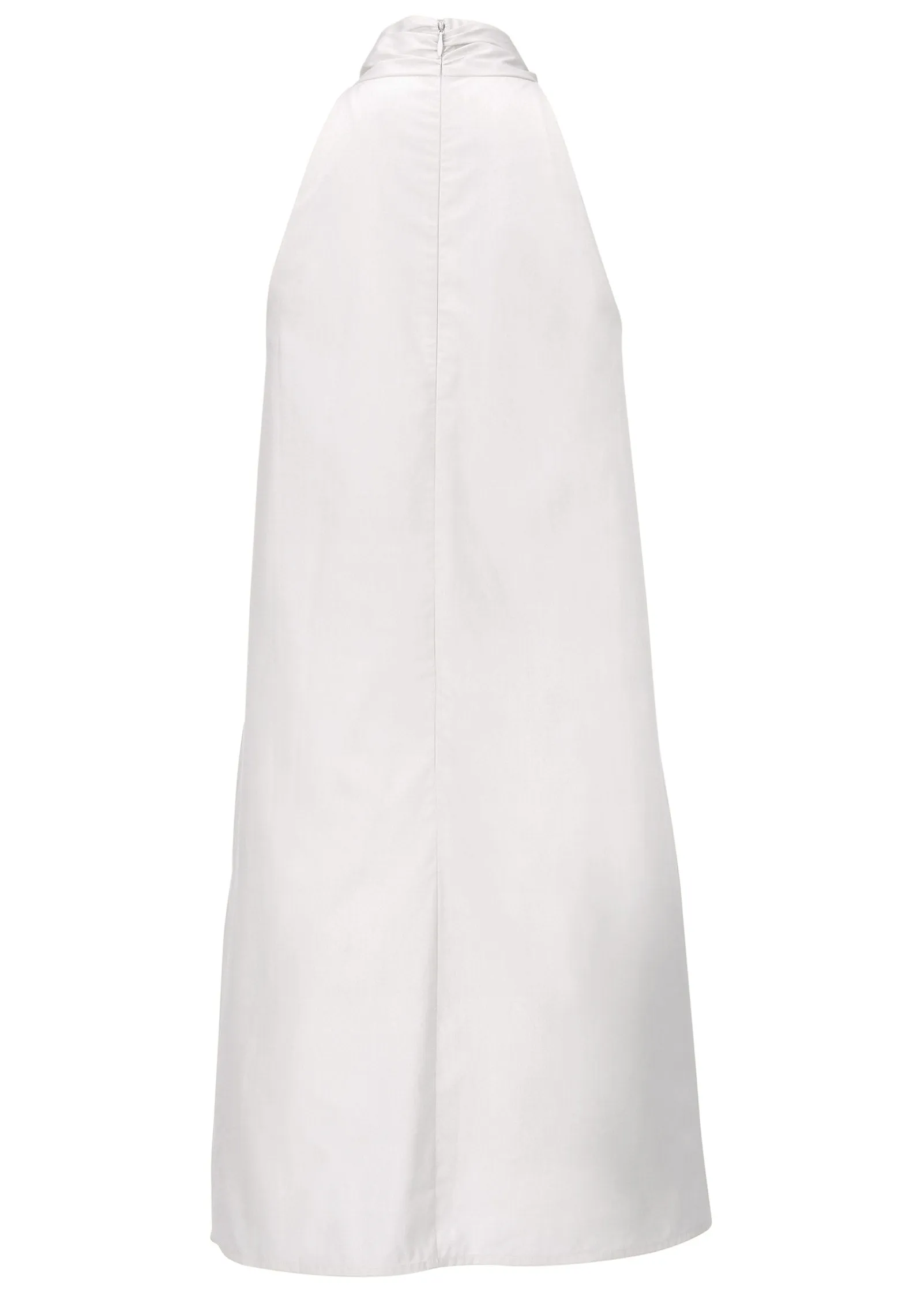 Twist Halter Dress - Off White