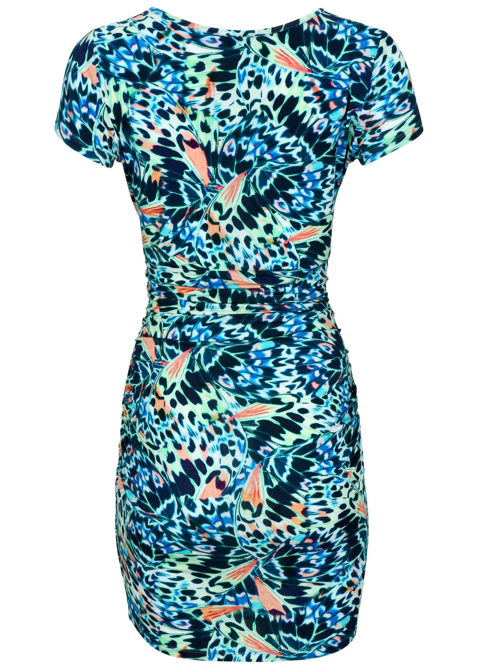 V-Neck Mini Dress - Parisian Monarch