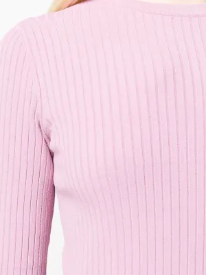 Valentino Ribbed Crewneck Vltn Jumper
