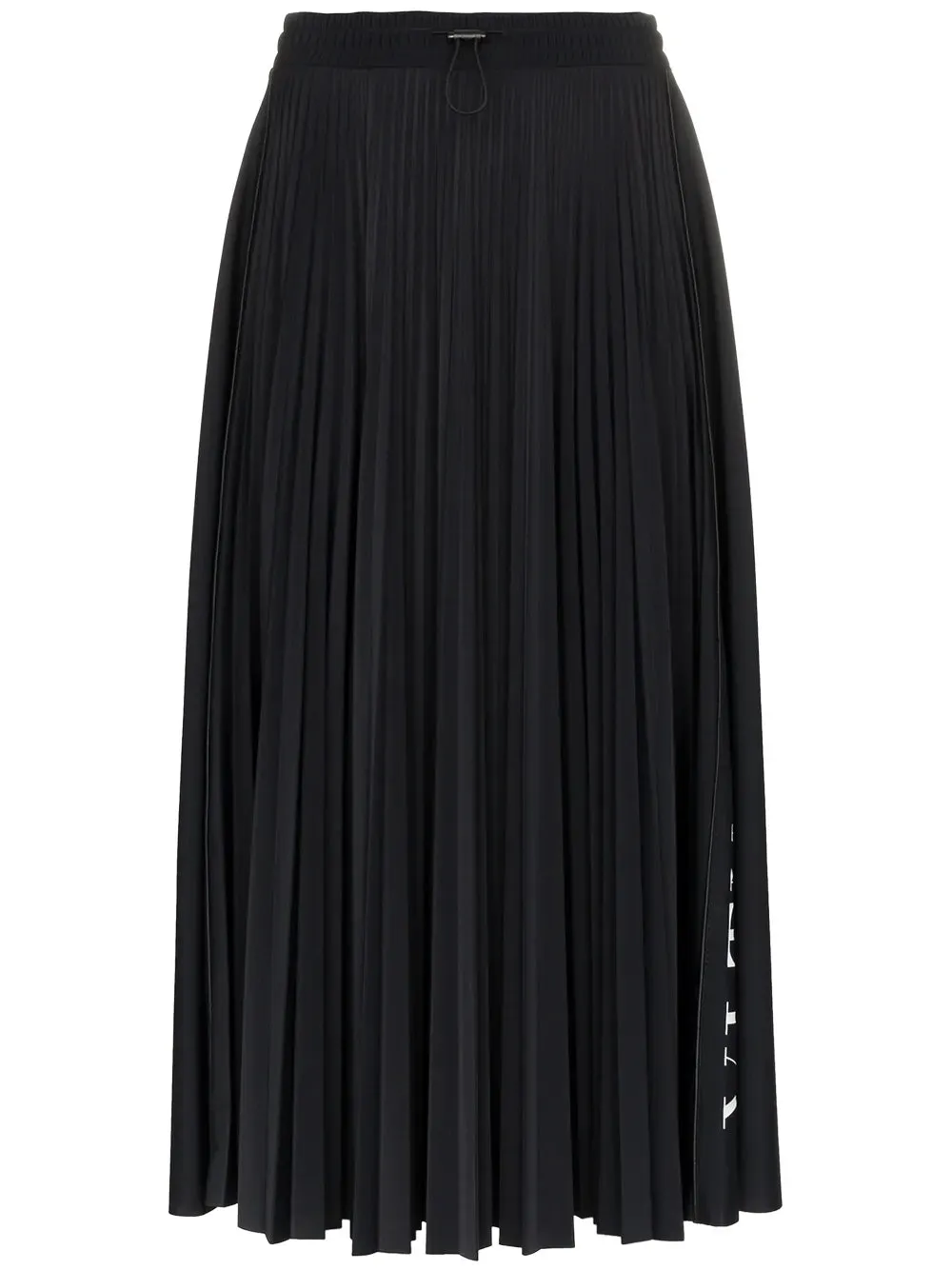 Valentino Vltn Pleated Midi Skirt