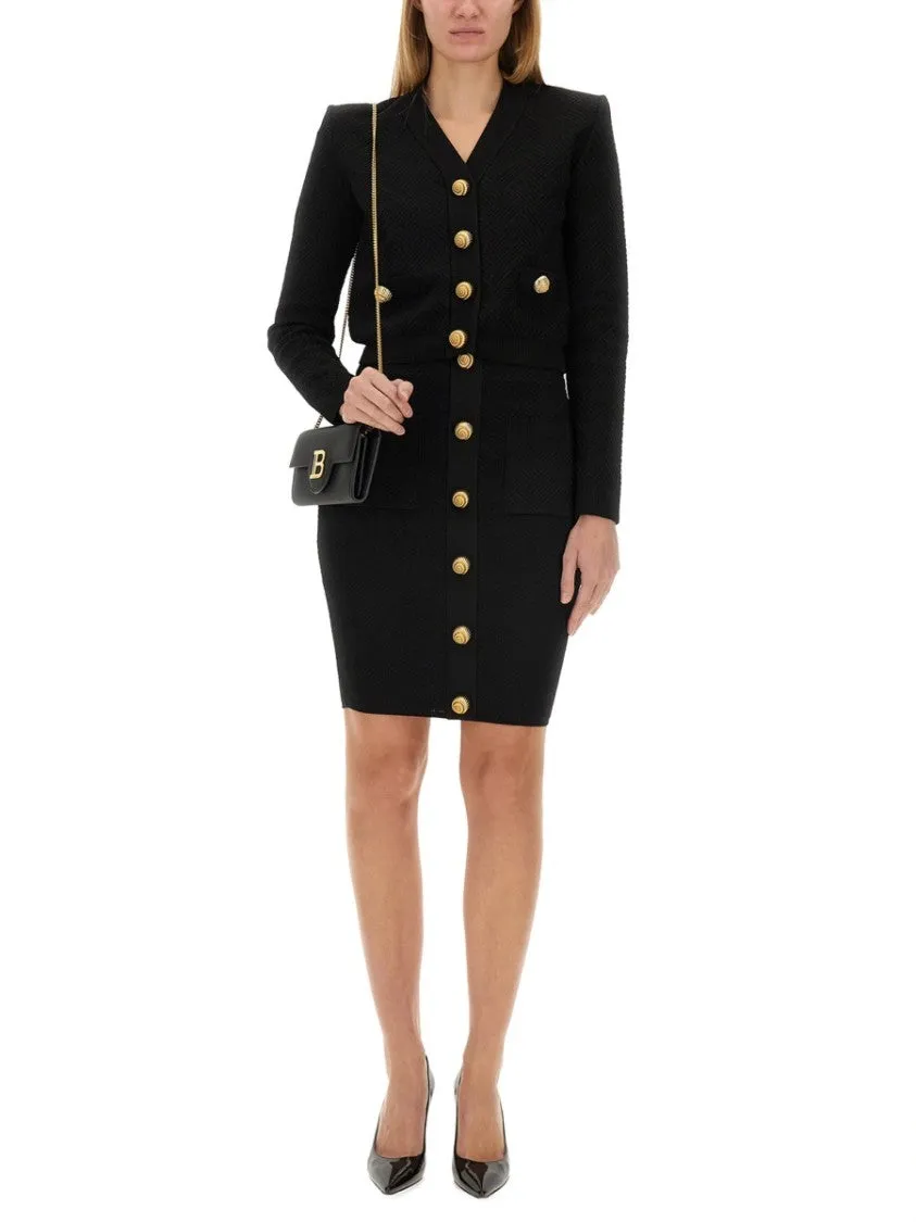 Vichy" Knit Skirt