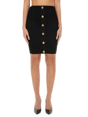 Vichy" Knit Skirt