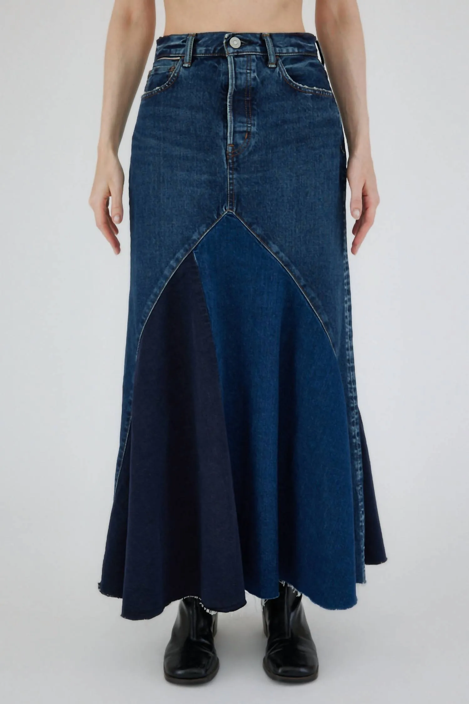 Vicksburg Skirt In Dark Blue