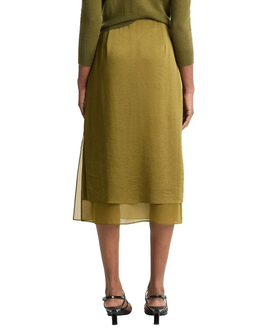 Vince Double Side Slit Straight Skirt